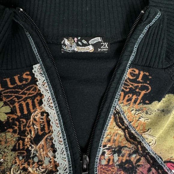 Y2K Vanilla Sugar Los Angeles Zip Up Top. - Picture 5 of 5